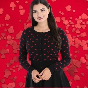 ♥️ Hell Bunny Corazon Cardigan-Thick & Heavy
